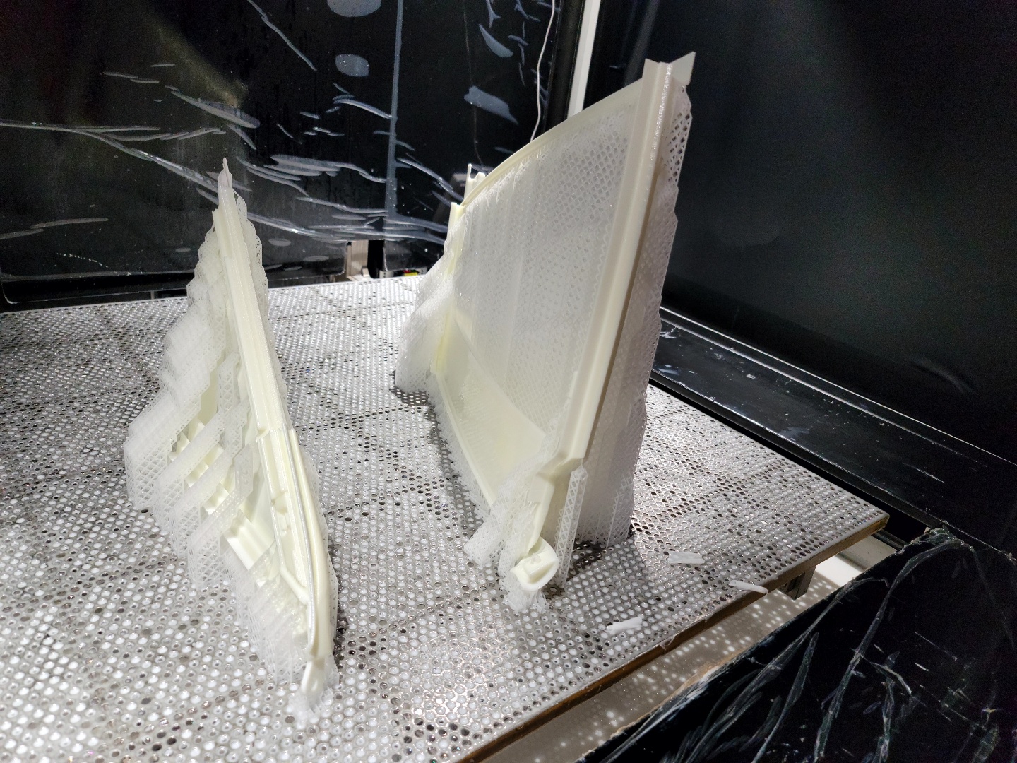 800장비에서 서포트 떼기전